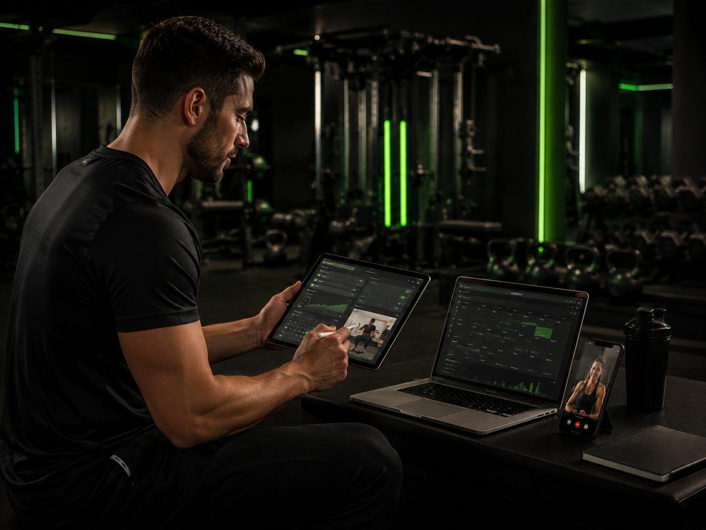 Online consultation with a Croí Evolve Fitness coach